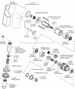 Page A Diagram and Parts List for 14CFS93-98  Dotco Nibbler & Shears