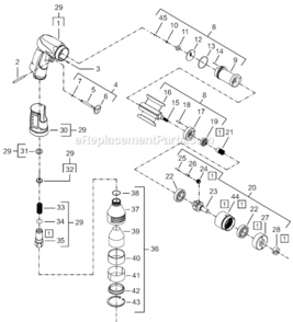 Part Location Diagram of 541487 Dotco Bearing
