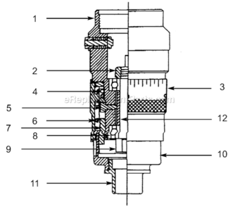 Page B Diagram and Parts List for 14CNL60-95  Dotco Riveter