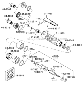 Page A Diagram and Parts List for 15LF287-62  Dotco Drill