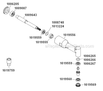 Page C Diagram and Parts List for 15LS281-62  Dotco Drill
