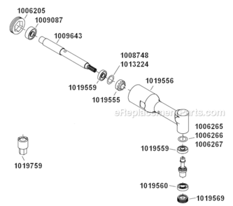 Page C Diagram and Parts List for 15LS283-62  Dotco Drill