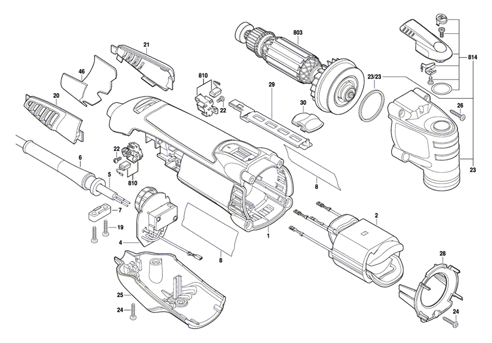 Fig-0 Diagram and Parts List for MM45-06 F013MM4500 Dremel Router