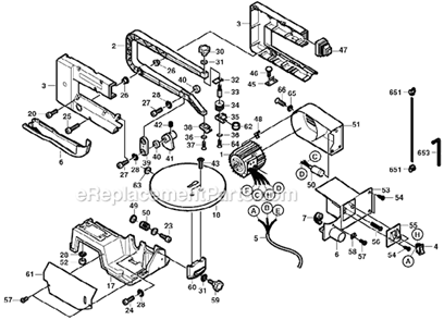 Part Location Diagram of 2610355332 Bosch Tool NUT
