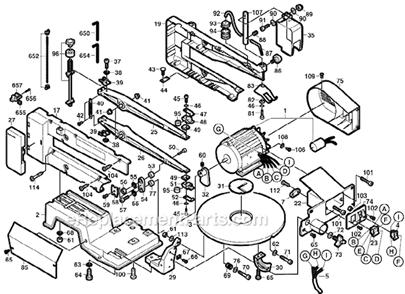 Part Location Diagram of 2610001734 Bosch Tool TOOTH LOCK WASHER