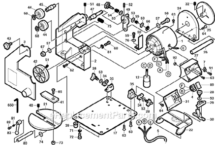 Part Location Diagram of 2610921483 Bosch Tool WRENCH