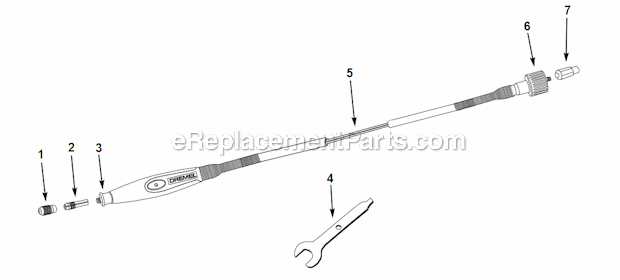 Part Location Diagram of 2615000480 Dremel Collet