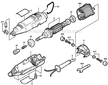 Part Location Diagram of 2610919461 Dremel Manufacturer'S Nameplate