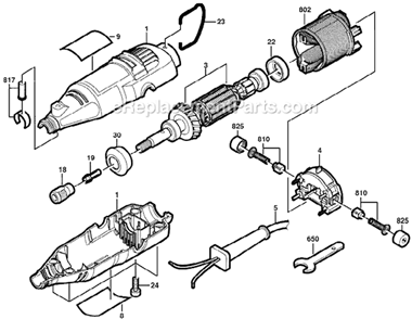 Part Location Diagram of 2610912778 Dremel Housing