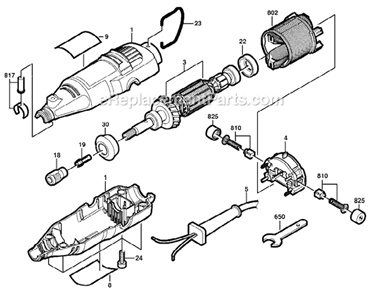 Part Location Diagram of 2610913684 Dremel Sealing Cap