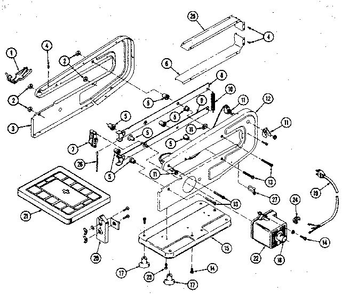 Unit Parts Diagram and Parts List for 1571-1  Dremel Scroll Saw