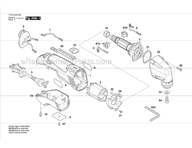 Part Location Diagram of 2603100056 Bosch Tool RUBBER BUFFER