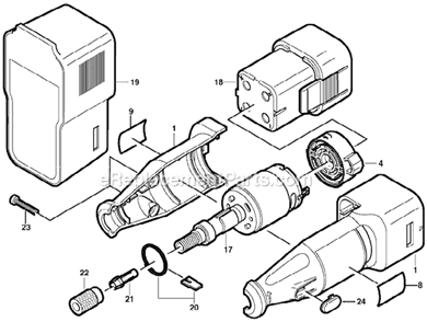 Part Location Diagram of 2615296573 Dremel Clamping Nut