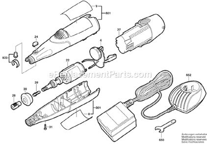 Part Location Diagram of 2610912361 Dremel Reference Plate