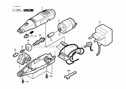 Part Location Diagram of 2615530005 Dremel Fuse