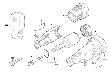 Fig-0 Diagram and Parts List for 7300-PGK F013730001 Dremel Router