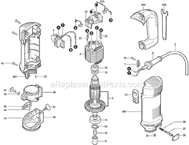 Part Location Diagram of 2916650006 Bosch Tool C-CLIP