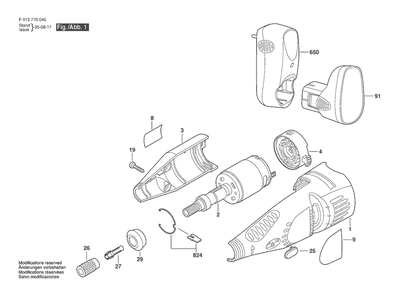Section 1 Diagram and Parts List for 770072V F 013 770 050 Dremel Router