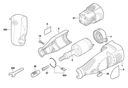 Fig-0 Diagram and Parts List for 7300-N-8 F013730001 Dremel Router