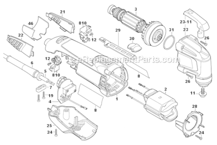 Part Location Diagram of 2610027400 Dremel Cap
