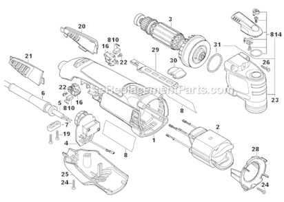 Page A Diagram and Parts List for MM45 F013MM4500 Dremel Multi-Tool