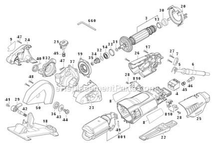 Part Location Diagram of 1600206025 Bosch Tool INTERMEDIATE RING