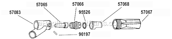 Page B Diagram and Parts List for 10173  Dynabrade Sander Polisher