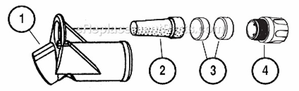 Page B Diagram and Parts List for 10291  Dynabrade Sander Polisher