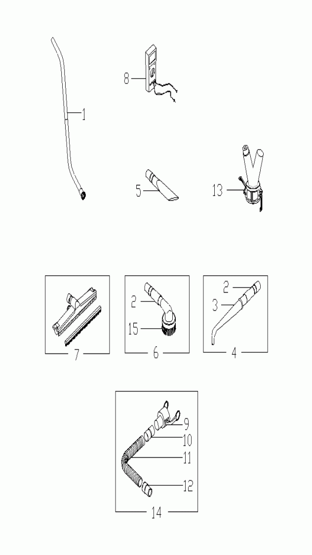 ACCESSORIES Diagram and Parts List for SS-20DTMFS  Dynabrade Dust Collector