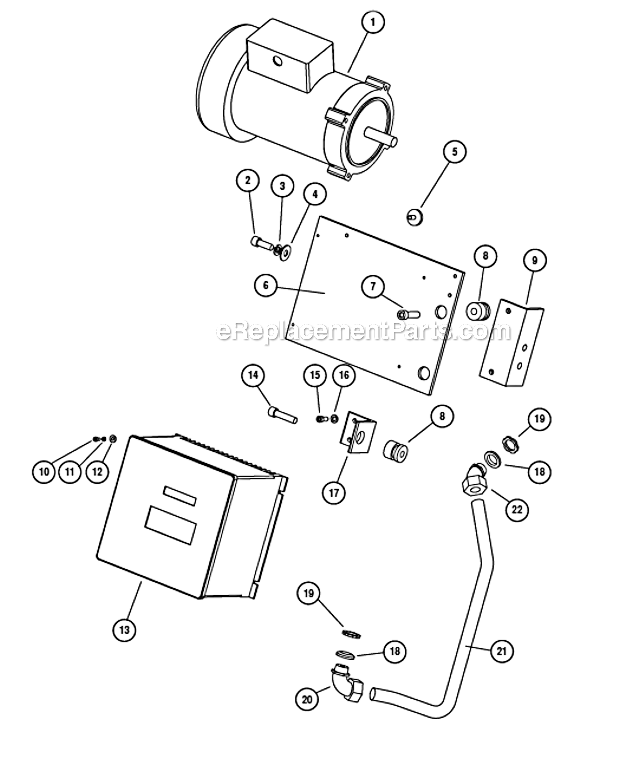 Page B Diagram and Parts List for 64862  Dynabrade Grinder