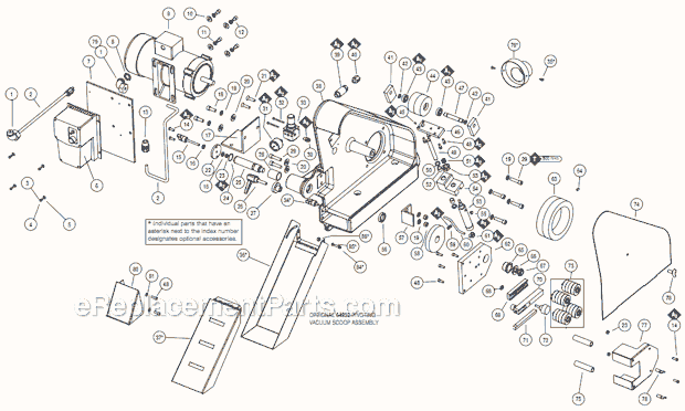 Page A Diagram and Parts List for 64901  Dynabrade Grinder