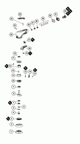 Part Location Diagram of 59406 Dynabrade SHAFT? BALANCER