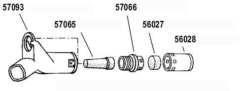 Page B Diagram and Parts List for 10174  Dynabrade Sander Polisher