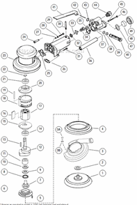 Part Location Diagram of 56104 Dynabrade 5" Sanding Pad