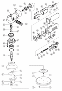 Part Location Diagram of 61365 Ridgid A-3560 Throttle Handle