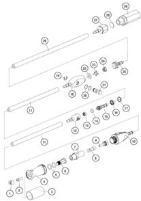 Part Location Diagram of 51271 Dynabrade Fitting