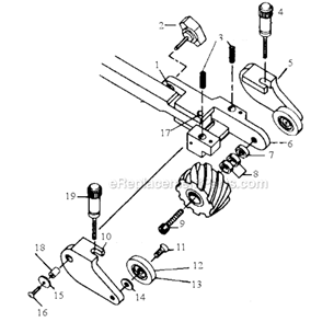 Part Location Diagram of 11040 Dynabrade Spring