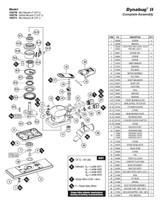 Diagram Diagram and Parts List for 10278  Dynabrade Orbital or Palm Sander