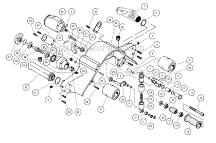 Part Location Diagram of 95333 Dynabrade Pin