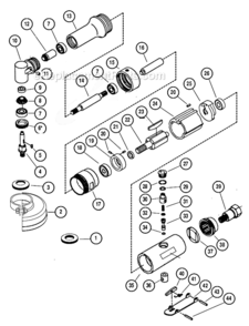 Part Location Diagram of 18810 Dynabrade O-Ring