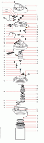 Part Location Diagram of 80452 Generac Rear Corner Post (Rh)