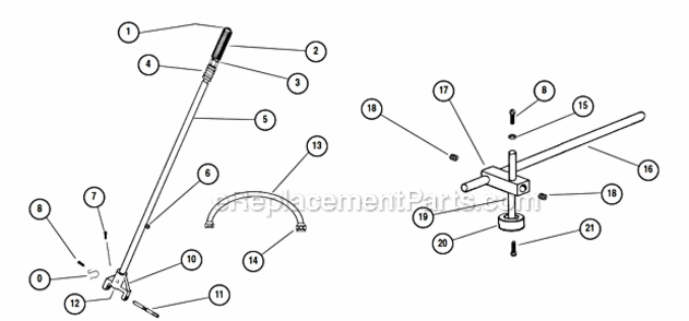 Part Location Diagram of 31605 Ridgid Hook Jaw