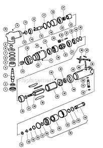 Part Location Diagram of 50956 Dynabrade Hex Adapter