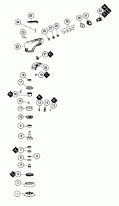 Part Location Diagram of 59408 Dynabrade BEARING? PLATE