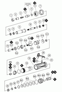 Part Location Diagram of 43498 Dynabrade 3