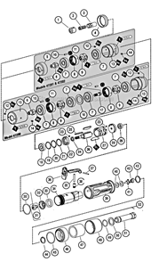Page A Diagram and Parts List for 47202  Dynabrade Grinder