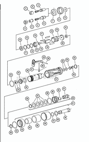 Page A Diagram and Parts List for 48350  Dynabrade Grinder