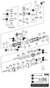Part Location Diagram of 95710 Dynabrade Screw