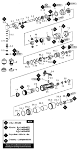 Page A Diagram and Parts List for 49401  Dynabrade Sander Polisher