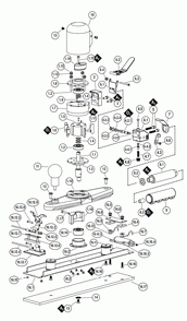 Section 1 Diagram and Parts List for FB8  Dynabrade Sander